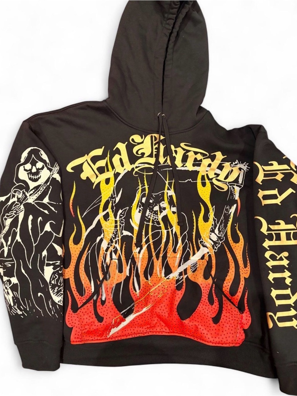 Ed Hardy Hoodie (Flaming Reaper Set🔥)
